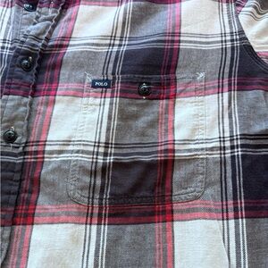 Polo by Ralph Lauren Mens Flannel Plaid Casual Button Down Shirt Sz 2XLT